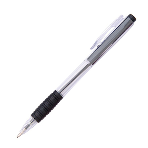 Ручка кулькова 17015611-05 автомат. чорна 0,5мм (50) (OFFICE PRODUCTS)